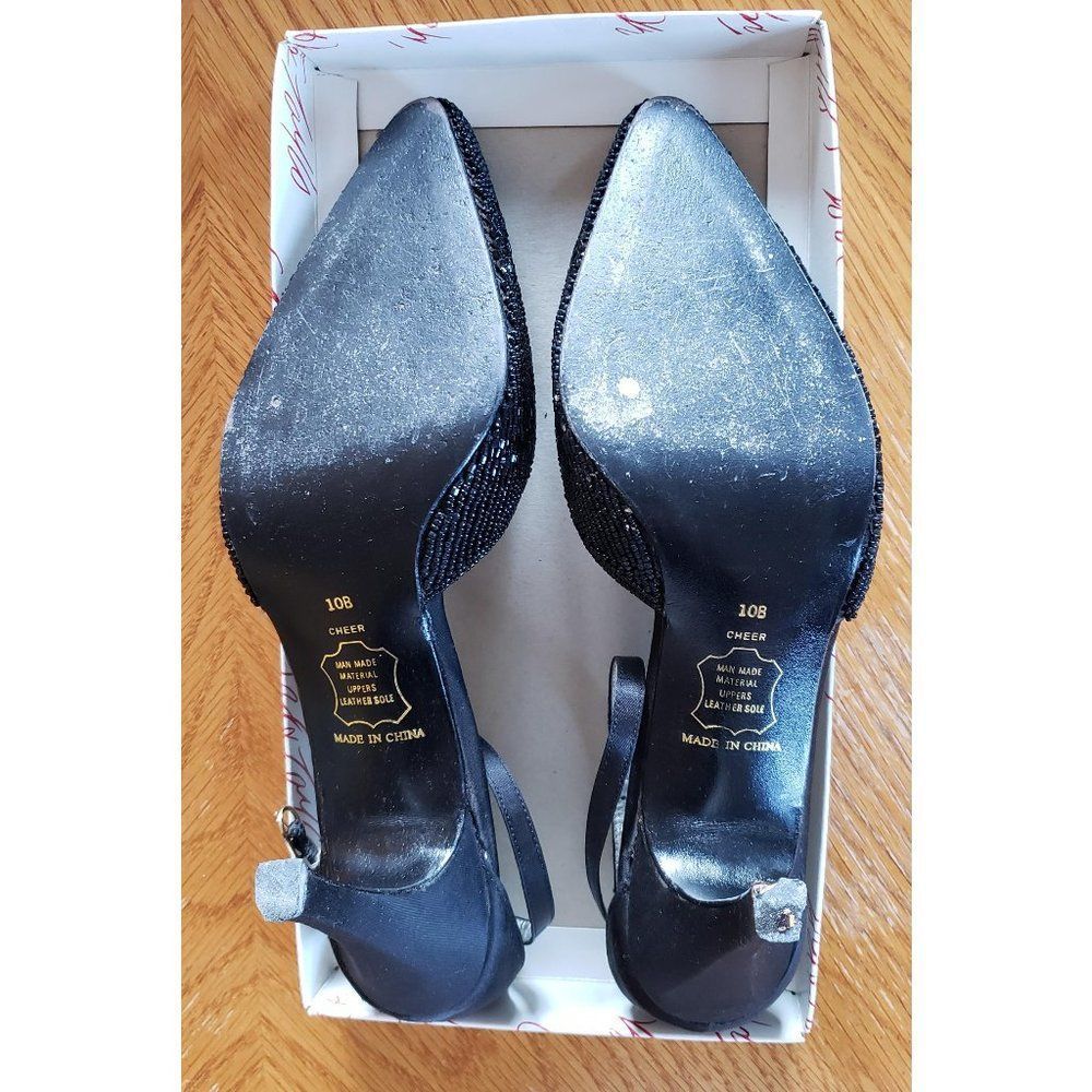 ** Lord & Taylor Beaded Dress Heels - Picture 5 of 6